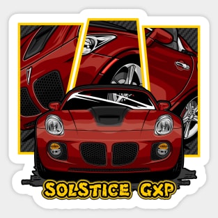 Red Solstice GXP Sticker